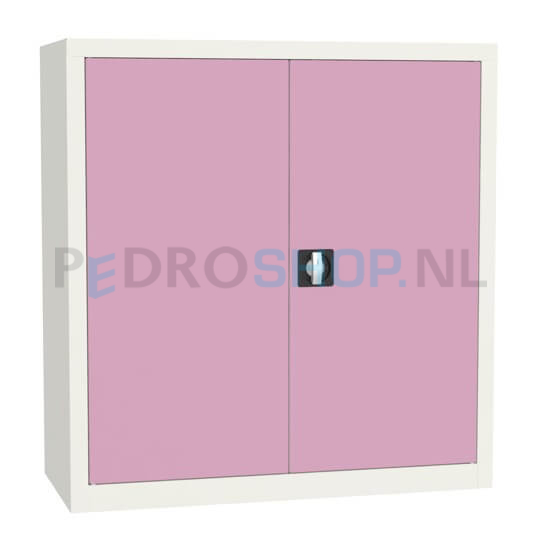Draaideurkast SQ-103, 104*100*43,5 roze, 2 legborden